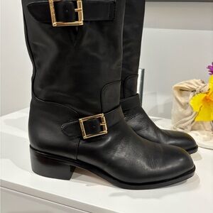 Black Knee-High Boots